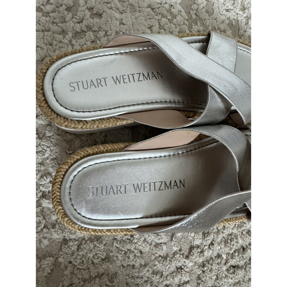 Stuart Weitzman Platform Cushioned Roza Slide San… - image 5